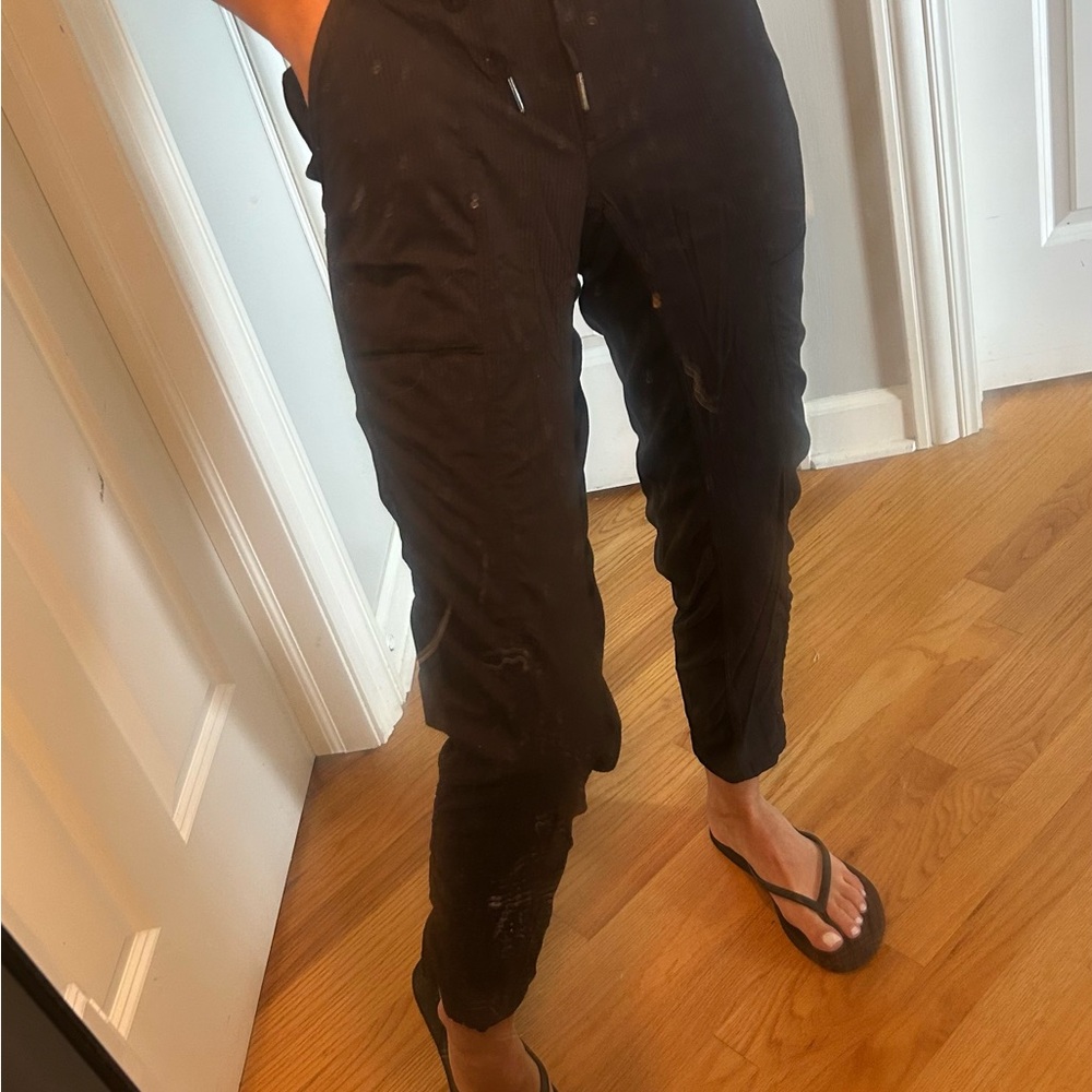 Black lulu lemon dance studio pants  size 4